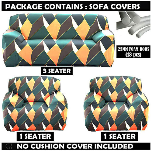 Elastic Sofa Cover - Material: 100% Polyester