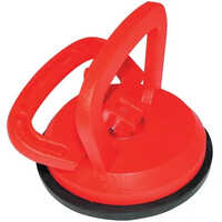 Glass Suction Cup - Color: Red
