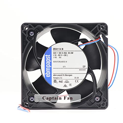 EBM PAPST DV4114N 20.5W DC 24V Fan 850mA 12038 Axial Fan for Inverter