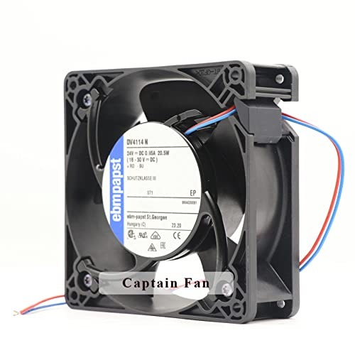 EBM PAPST DV4114N 20.5W DC 24V Fan 850mA 12038 Axial Fan for Inverter