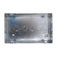 Electrical Concealed Metal Boxes - Color: Silver