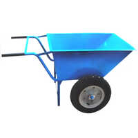 Single Wheel Barrow Trolley With Scooter Tyre - Color: Blue