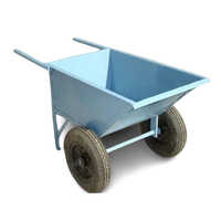 Double Wheel Barrow Trolley with Scooter Tyre