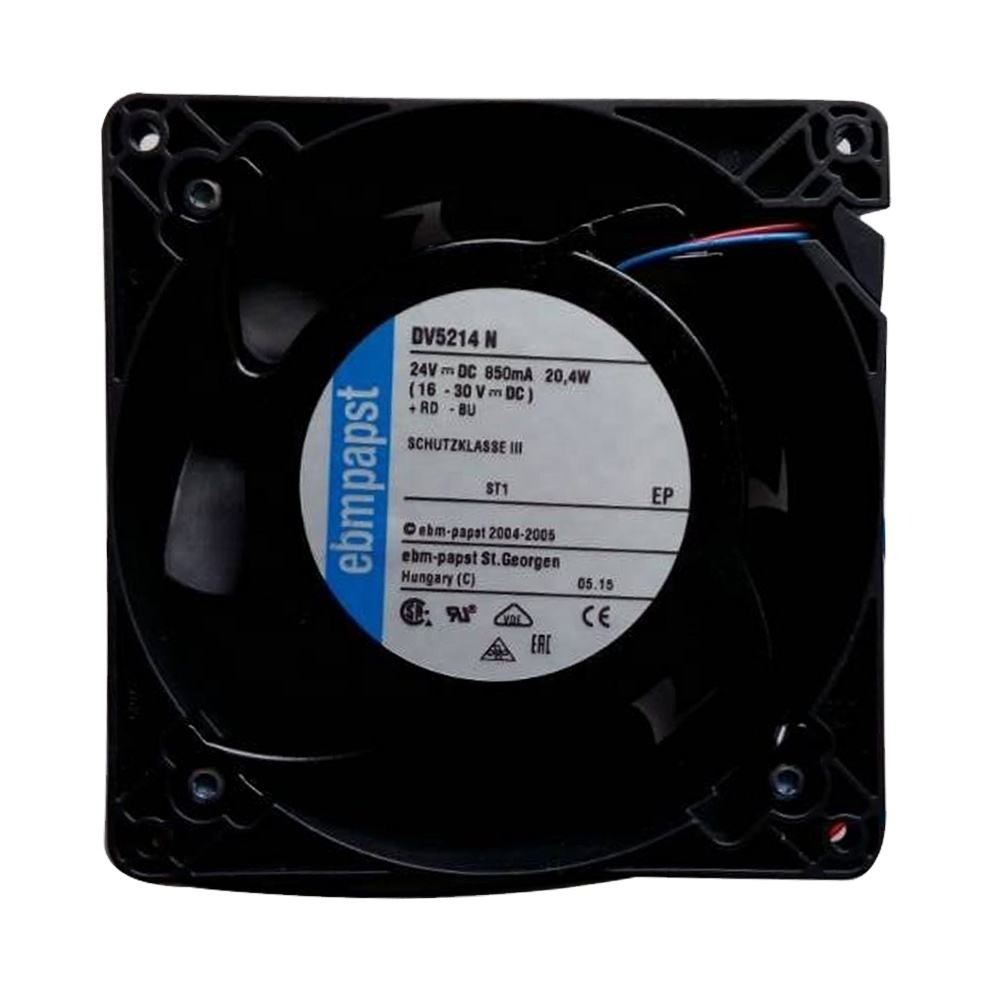 ebmpapst DV5214N 24V DC 0.85A 20.4W 127*38 mm 5000RPM 270m3/h Ball Bearing Aluminum Frame Inverter Cabinet Axial Cooling Fan