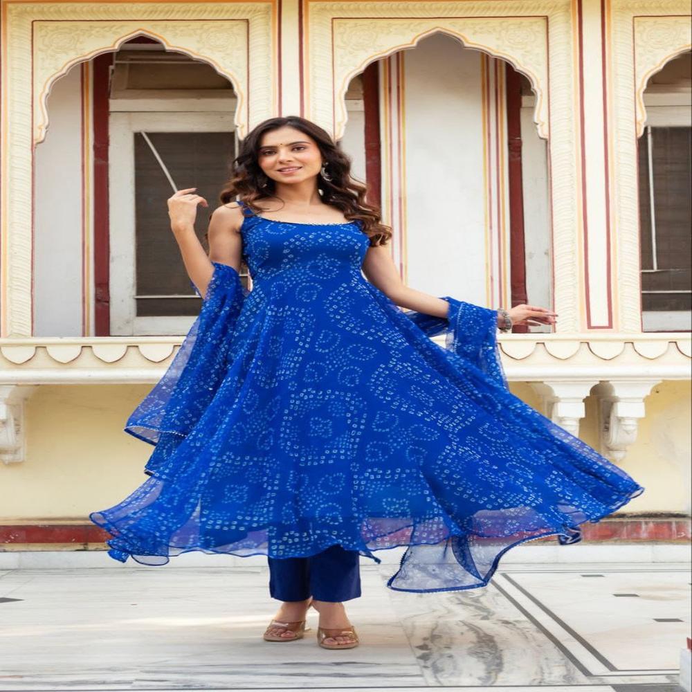 Anarkali Dupatta Suit Set