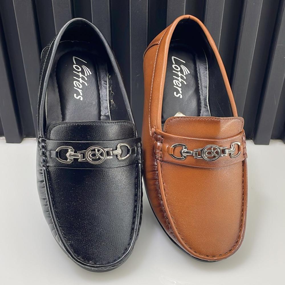 Loafer Shoes - Genuine Leather, Standard Size, Black & Brown | Stylish & Comfortable Design With Anti-sweat Lining, Pvc Non-slippery Sole