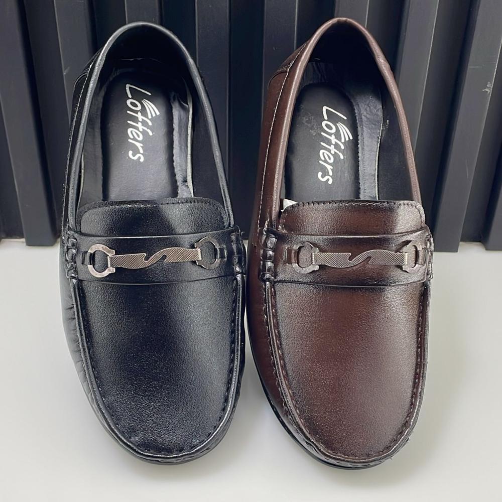 Loafer Shoes - Genuine Leather, Standard Size, Black & Brown | Stylish & Comfortable Design With Anti-sweat Lining, Pvc Non-slippery Sole