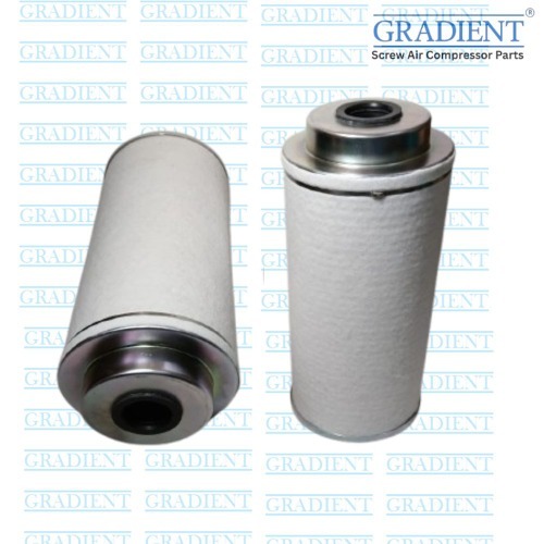 Atlas Copco Oil Separator - Color: Silver And White