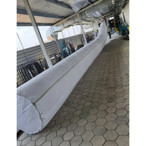 Industrial Plastic Swing Duct - Color: White