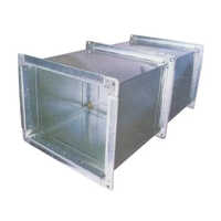 Stainless Steel Pre Fabricated Duct - Color: Silver
