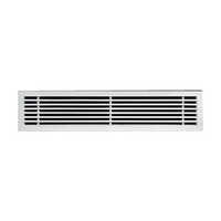 Air Conditioner Vcd Grill - Color: White