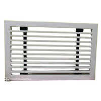 Ac Aluminium Grill - Durable Aluminum, Square Shape, Clean White Color | Efficient Humidification, Powder-coated For Corrosion Resistance