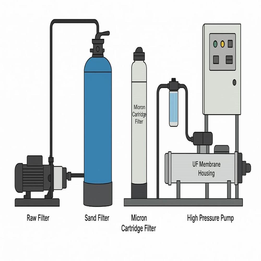 Uf Plant - Capacity: 1000 Ltr/hr