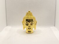 Gold plated Buddha Head Statue
