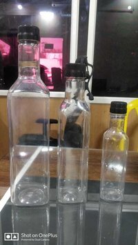 Pet Cold Press Oil Bottle - Color: Transparent