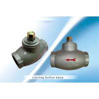 Cast Iron Continental Limiting Orifice Valve - Color: Silver