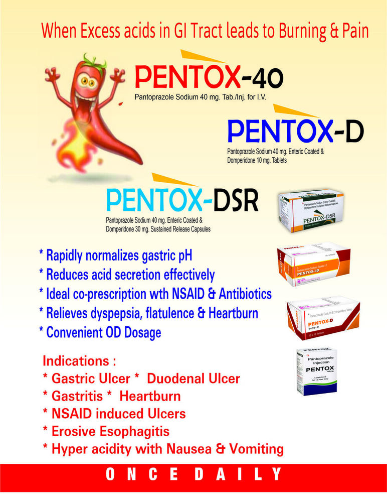Pantoprazole And Domperidone Tablets
