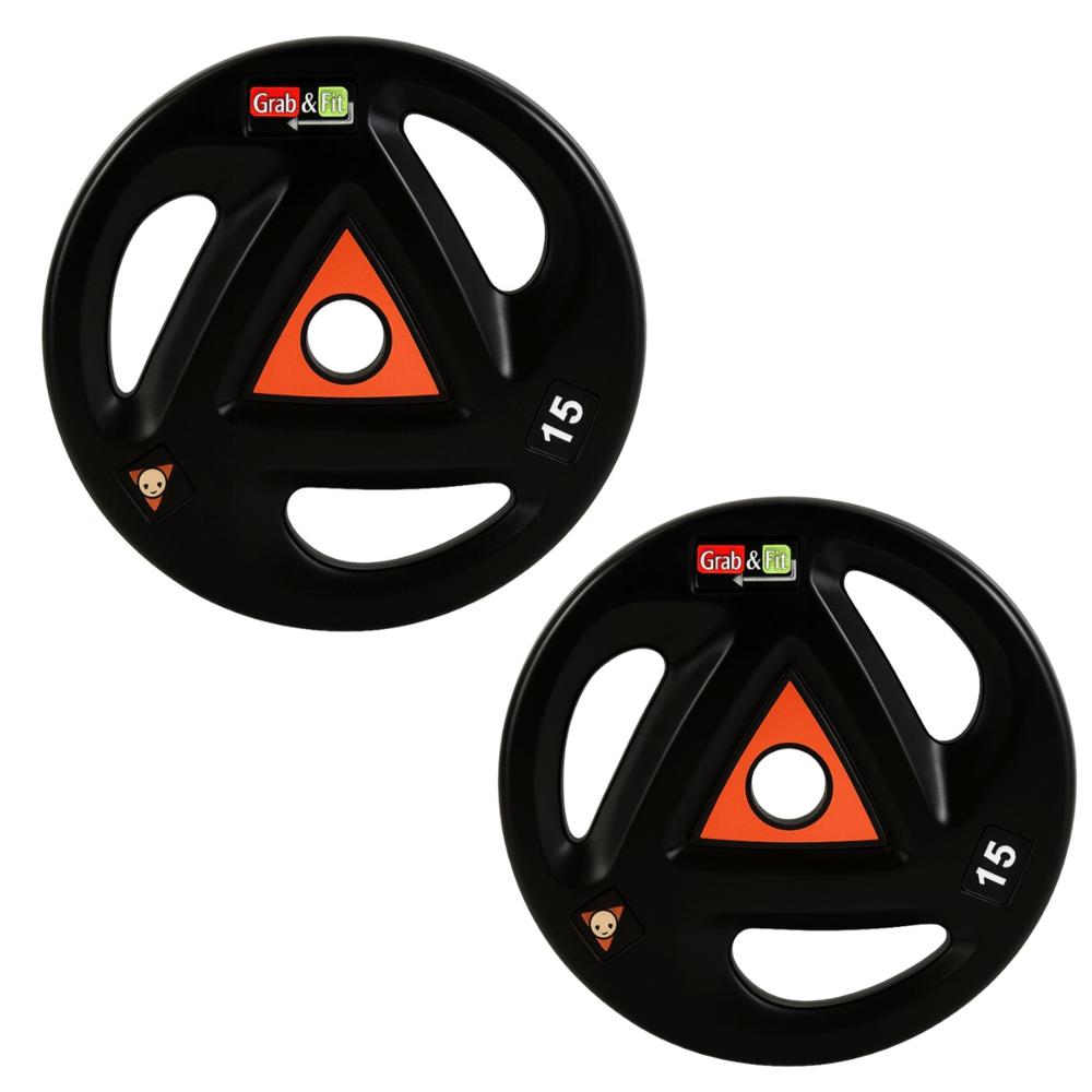 Gym Weight Plates - Rubber, Iron | 2.5 To 25.0 Kg, Customized Colors: Blue, Red, Orange, Yellow, Tri-grip Design, 1-year Warranty, Commercial Use