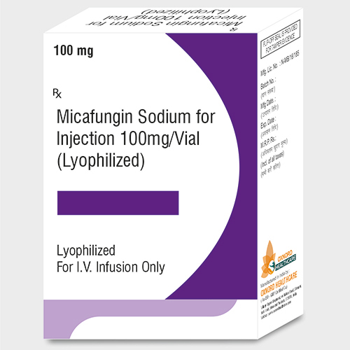 100 Mg Micafungin Sodium Injection - Drug Type: General Medicines