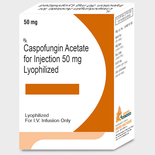 50 Mg Lyophilized Caspofungin Acetate For Injection - Drug Type: General Medicines