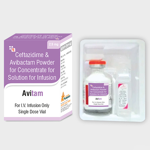 2.5 MG Ceftazidime And Avibactam Powder For Infusion
