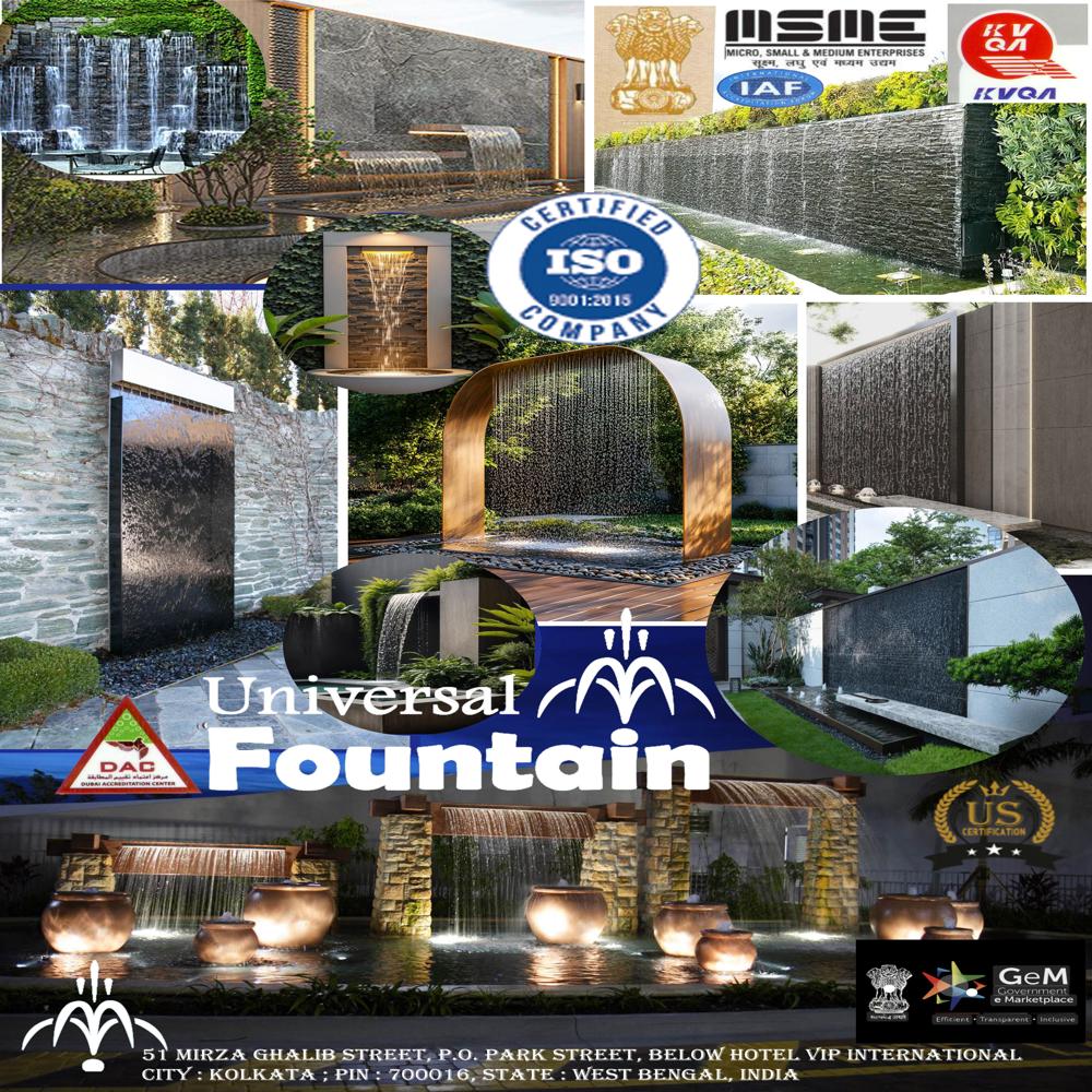 Marble Stone Rock Granite Wall scapping Wall Fountain Manufacturer Designer and Contractor in India