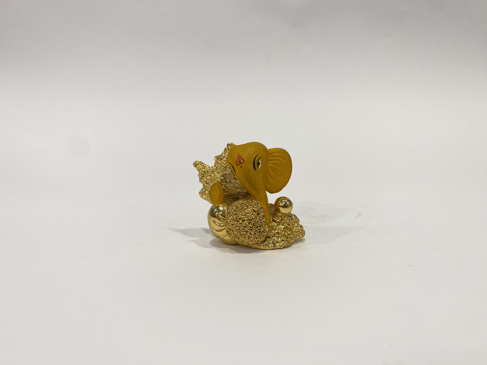 Gold Plated Lord Ganesh Statue