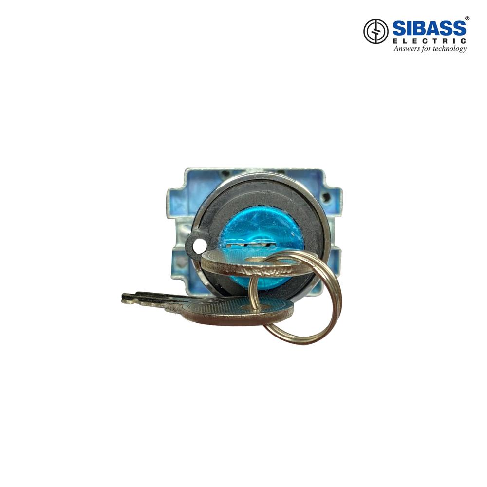 22.5mm Dia Key Selector 2 Se-xb2-bg2 - Color: Gray