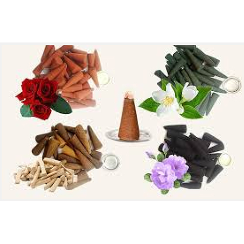 Floral-Herbal Dhoop Cone - Color: Brown
