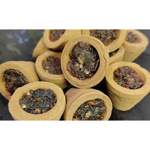 Cow Dung Sambharani Cup - Color: Brown