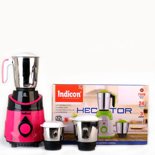 Spectra Jar Heavy Duty Mixer Grinder - Color: Pink & Black