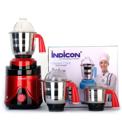 Indicon Master Chef Heavy Duty Mixer Grinder - Dimension (L*w*h): 22.86x20.32x25.4 Centimeter (Cm)