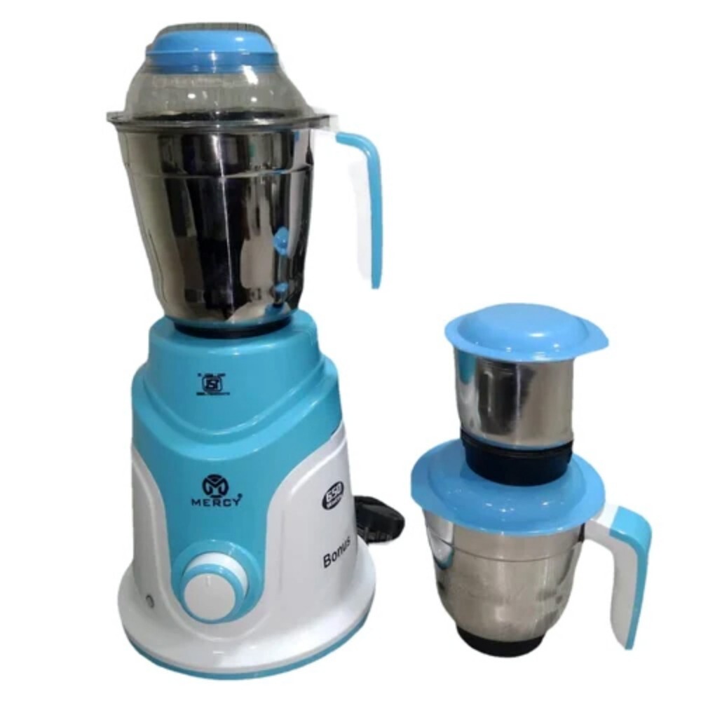 Mercy Mixer Grinder - Color: White & Blue