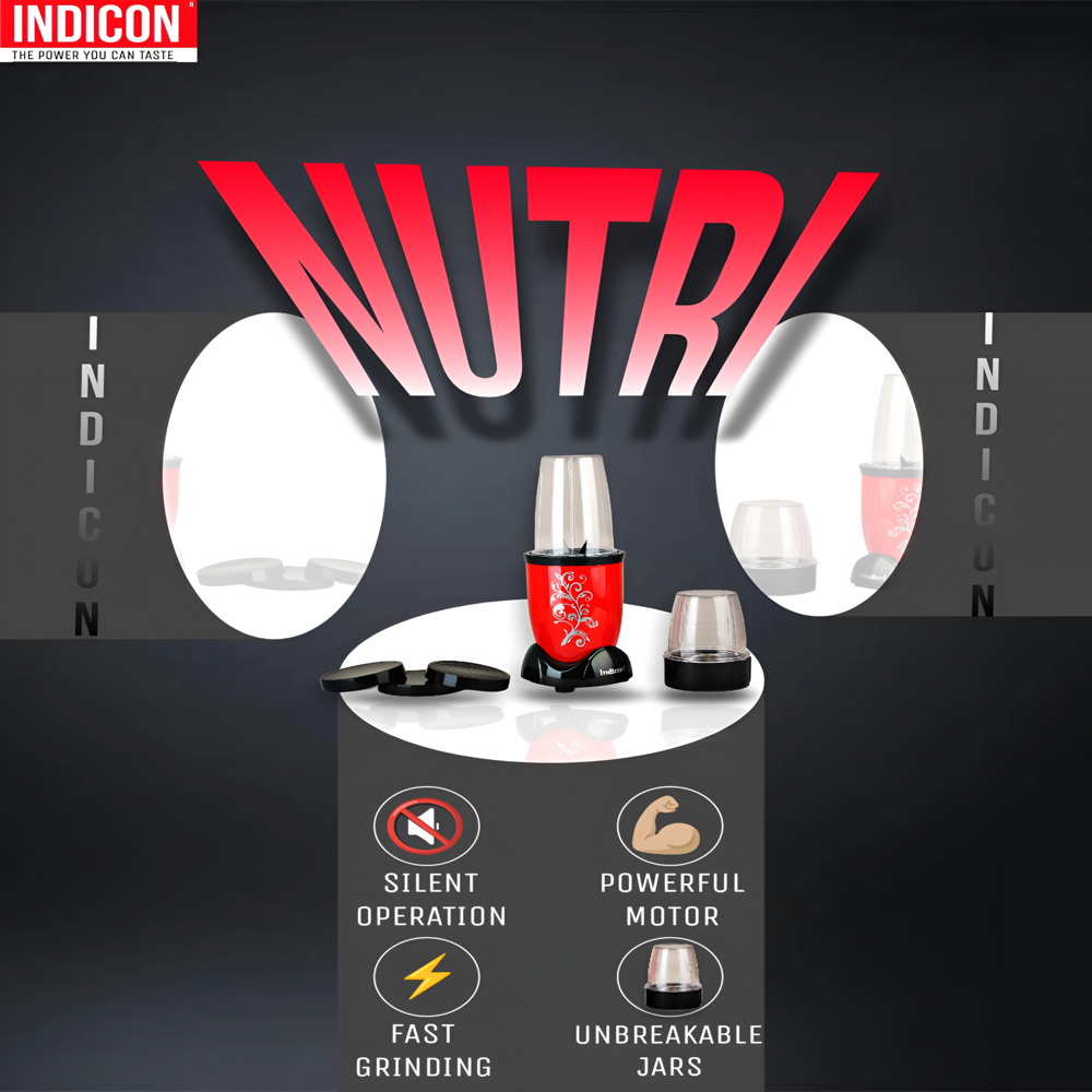 450W Indicon Mixer Blender - Capacity: 1 Ltr