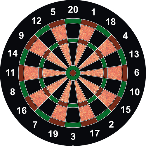TTG - 001 Magnetic Dart Board