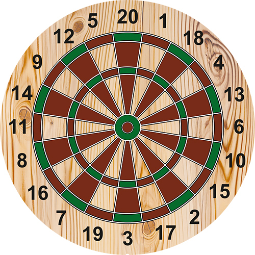 TTG - 001 Magnetic Dart Board