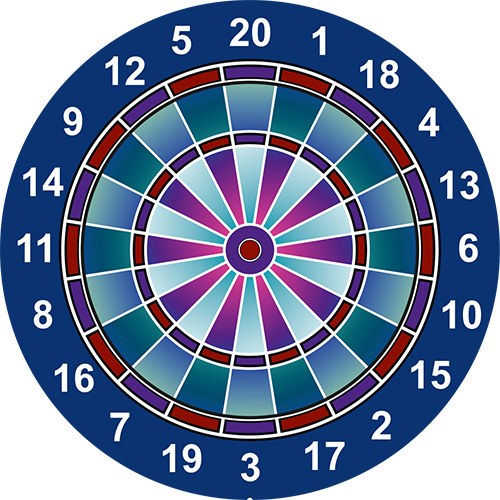 TTG - 002 Magnetic Dart Board