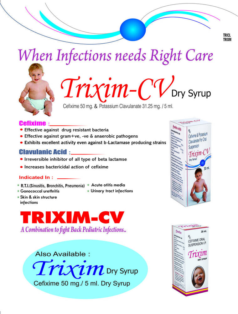 30ml Cefixime Oral Suspension IP