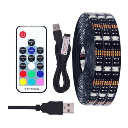 DC5V 30 LED SMD 5050 RGB LED स्ट्रिप