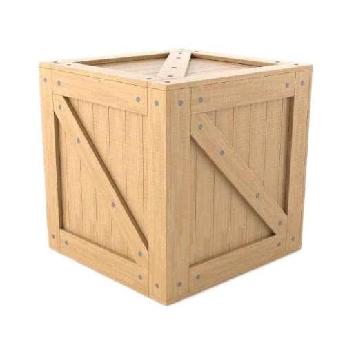 Industrial Wooden Box - Color: Different Available