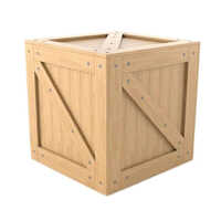 Industrial Wooden Box