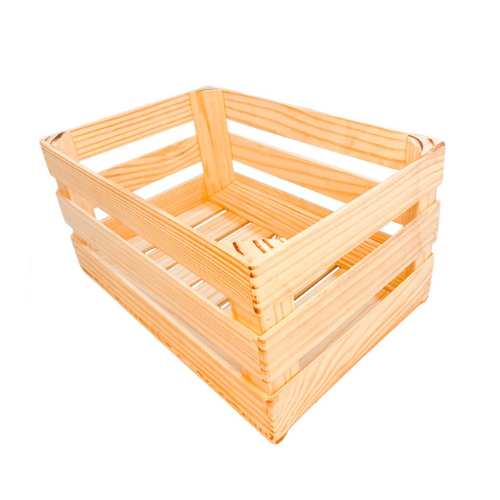 Wooden Storage Crate - Color: Different Available