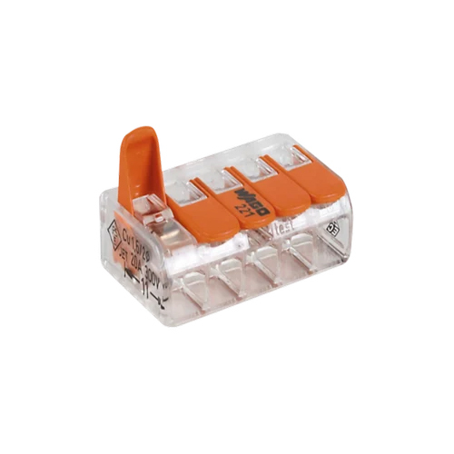 Wago 221 Connectors - Length: 18.6 Millimeter (Mm)