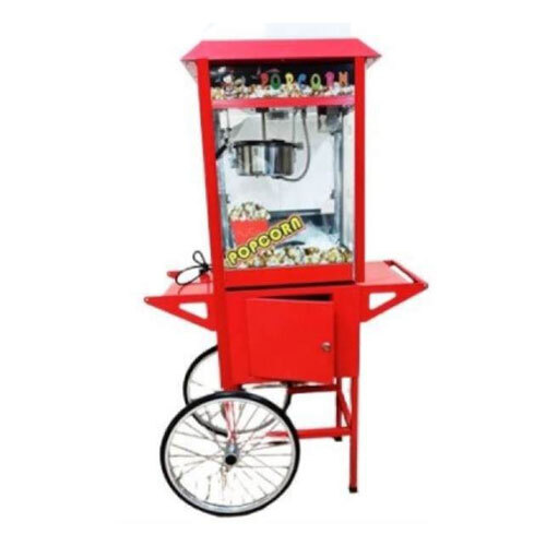 Popcorn Machine With Cart SS