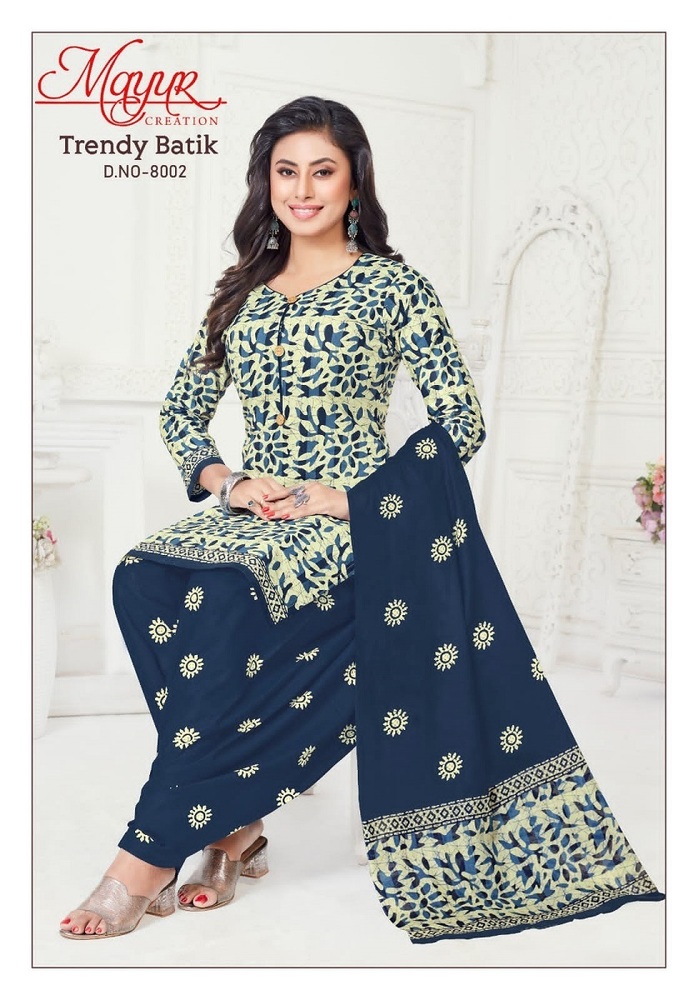 Mayur Trendy Batik Vol-8  Dress Material