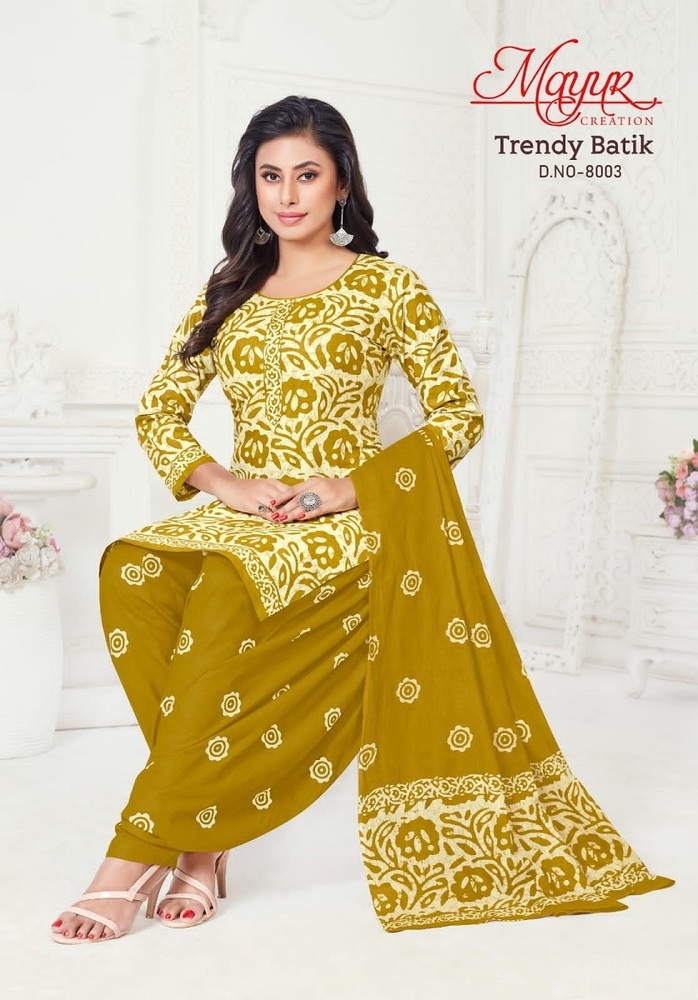 Mayur Trendy Batik Vol-8  Dress Material