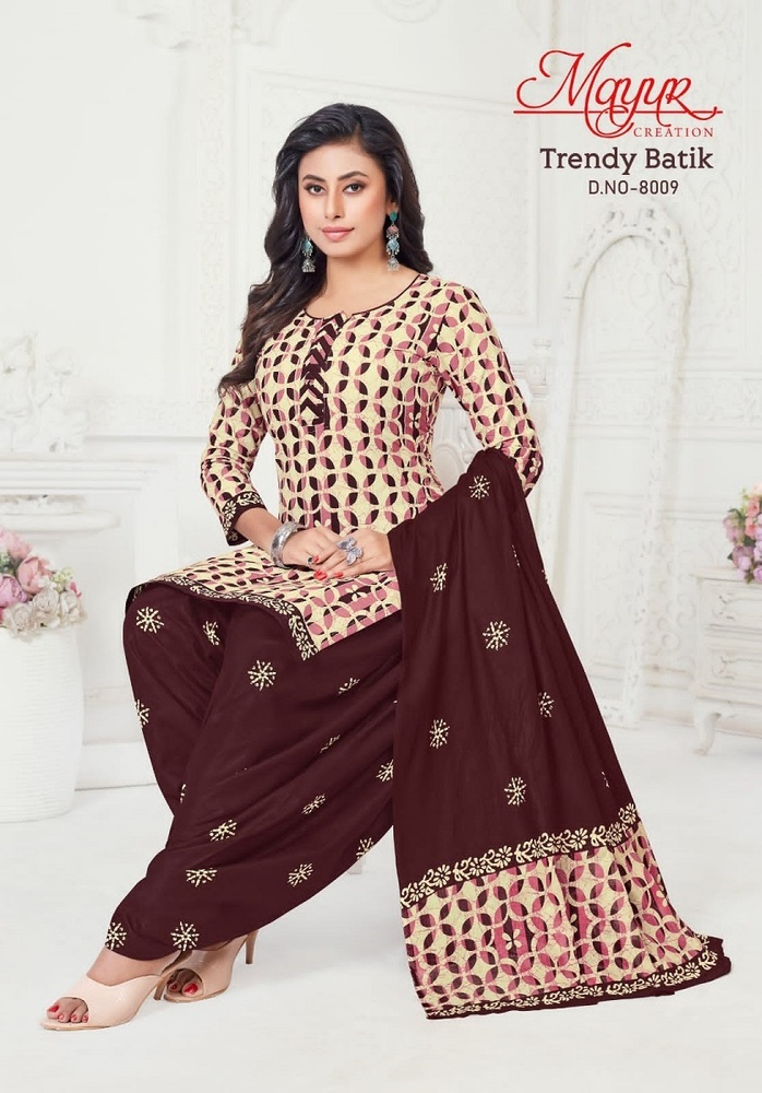Mayur Trendy Batik Vol-8  Dress Material