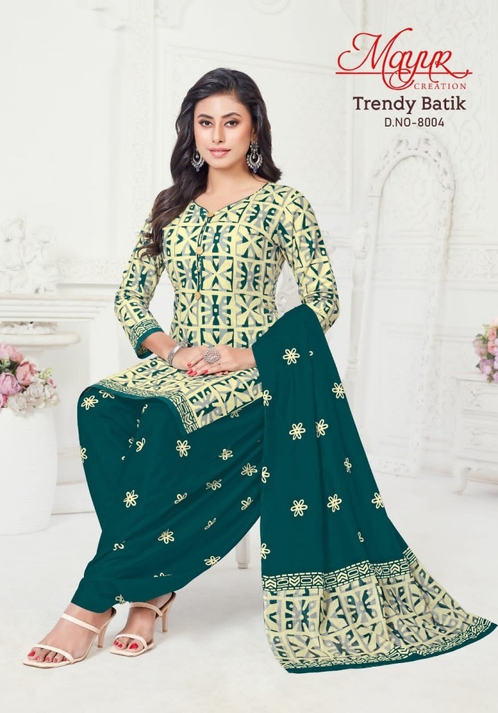 Mayur Trendy Batik Vol-8  Dress Material