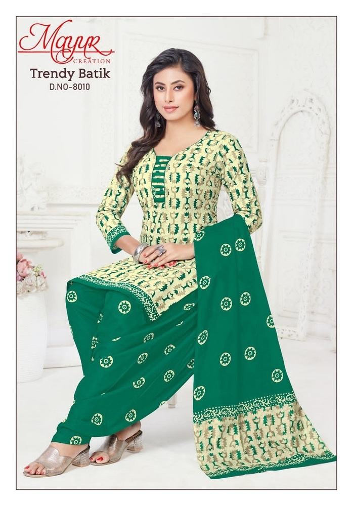 Mayur Trendy Batik Vol-8  Dress Material