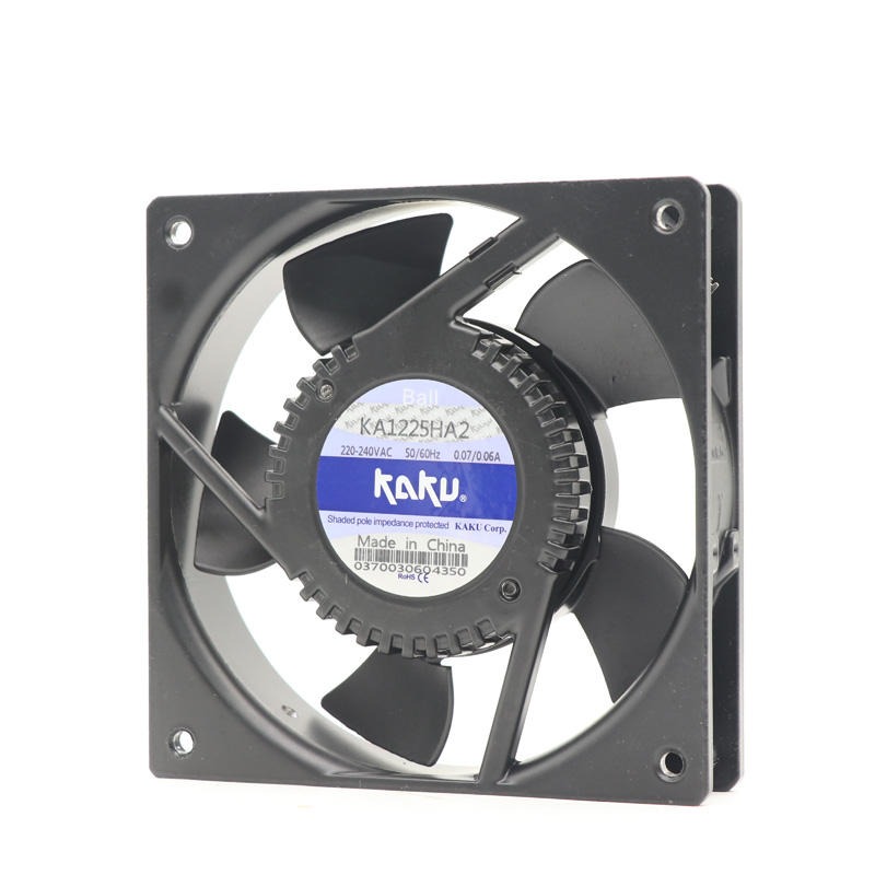 KAKU KA1238HA2-S 220V-240V AC 50/60HZ 0.13A 218W 120x120x38mm 2700/3100RPM IP68 Showcase Evaporator Small Axial Cooling Fan